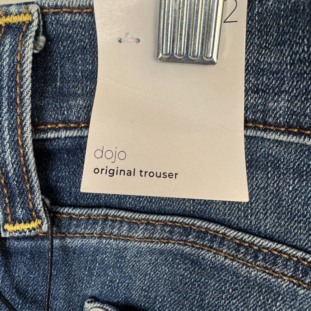 7 For All Mankind New Dojo Jeans Women’s 32 Y2K Trouser Wide Leg Flare - Picture 5 of 8